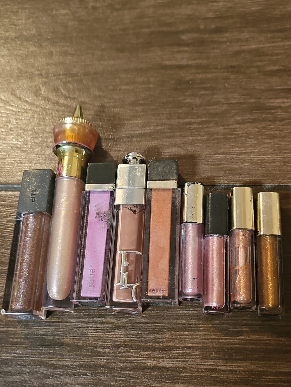 Dior Women's Lip Gloss Set - Pink, Nude, Bronze, Rose, Gold, Brown